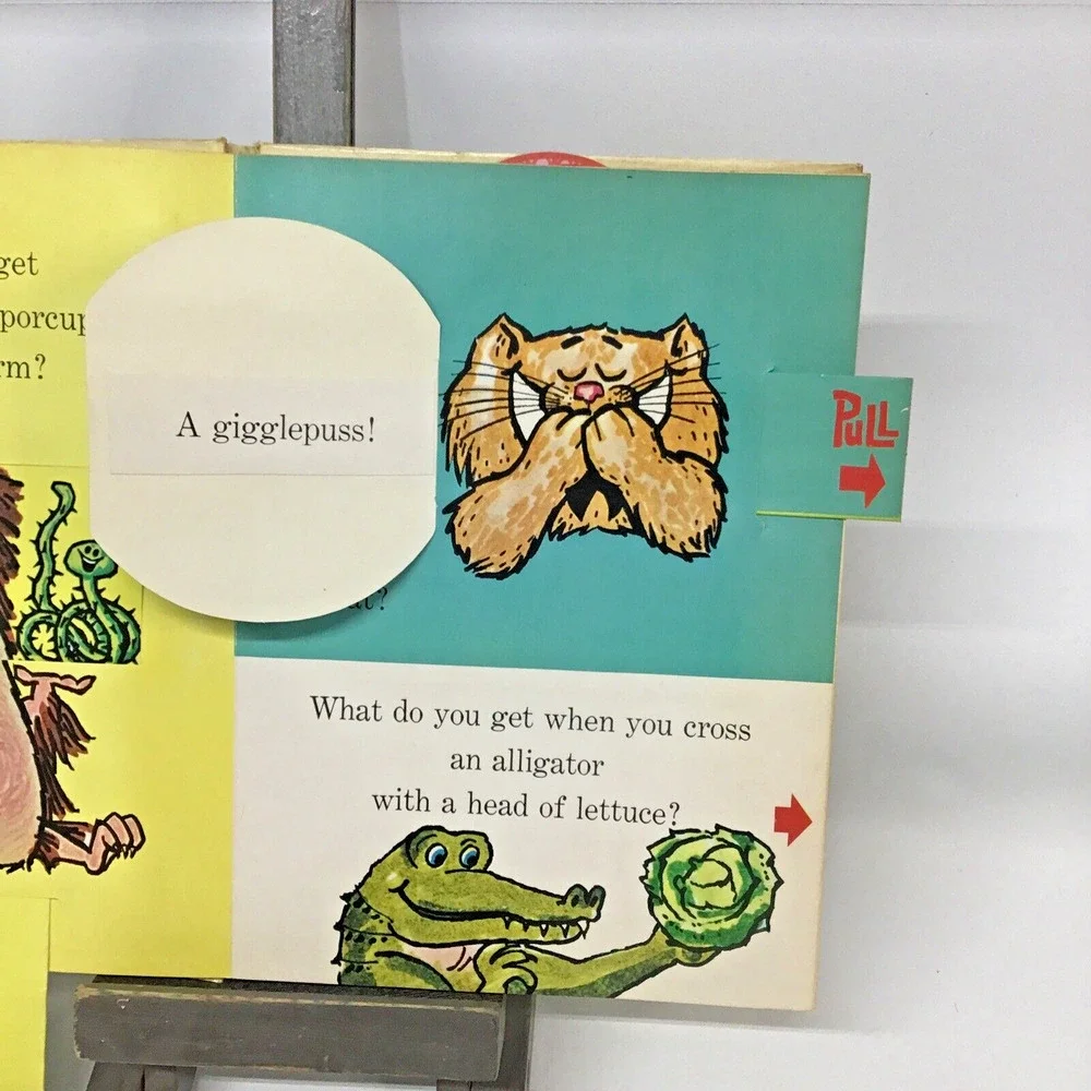 Vintage Pop-Up What Do You Get Hardcover Book Random House Movable Flaps 1960s